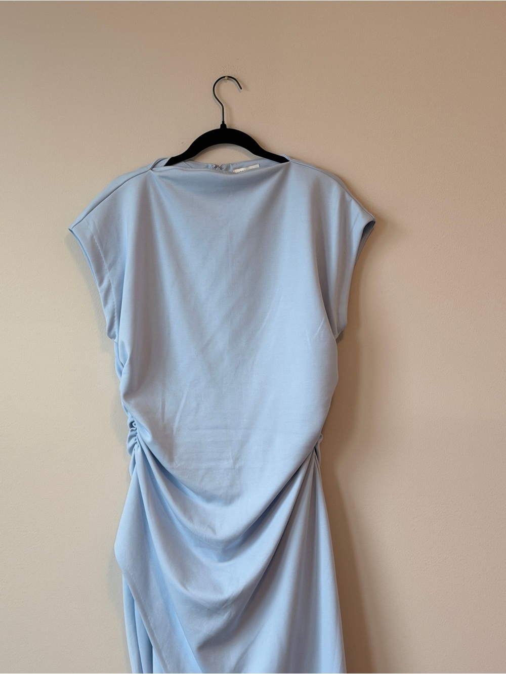 Nordstrom Light Blue Draped Tunic Top